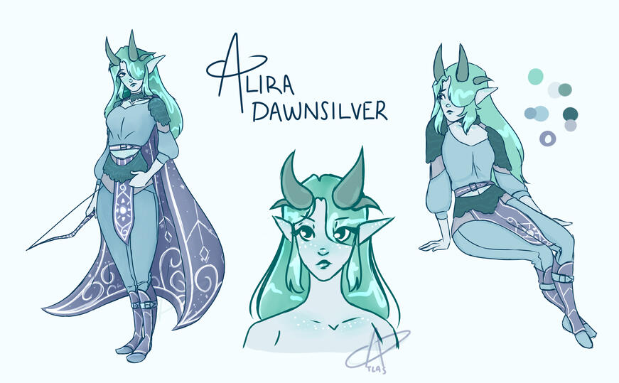 Alira Dawnsilver Concept Art