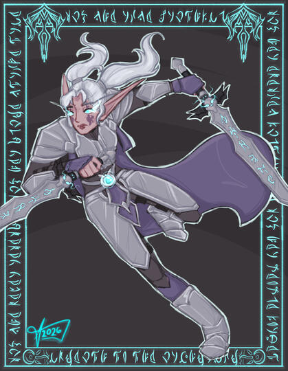 "Ebon Blade" My character from World of Warcraft