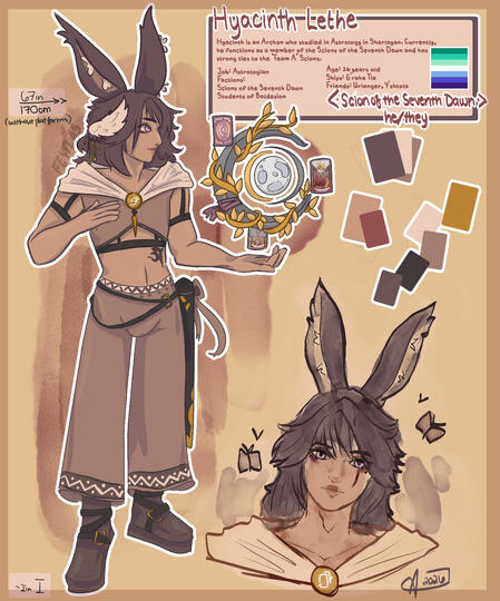 Hyacinth Lethe from FF:XIV Reference Sheet