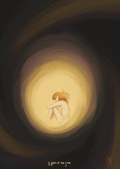 O. Birth of the Star, the first in my Tarot Series